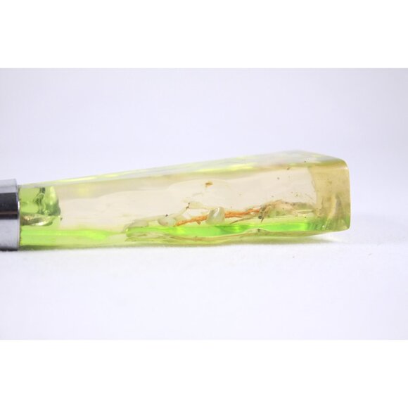 1960-1980s lucite acrylic sea theme bottle opener, taxidermy miniature crab soda - Picture 6 of 9